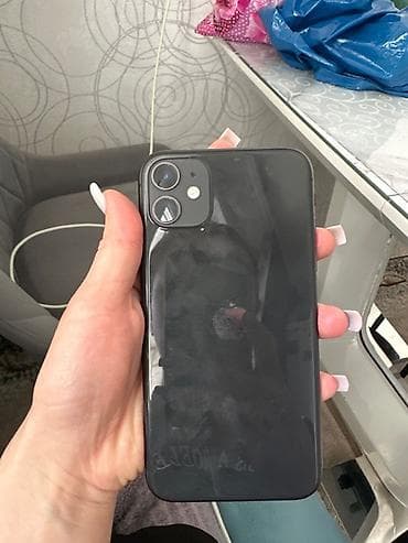 айфон 11 нарын: IPhone 11, черный цвет. 128г без фейса И трещина в экране все — 1