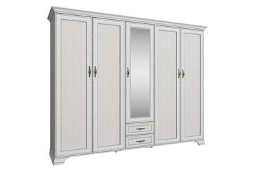 Шкаф для одежды 5Д коллекции Тиффани, Вудлайн Кремовый, Анрэкс