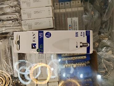Лампочки: Светодиодная лампа FAN LED Bulb - Мощность: 9 Вт (эквивалент яркости — 1