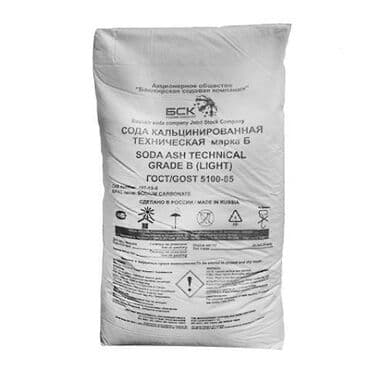 Сода кальцинированная Карбонат натрия, Бельевая сода, Натрий