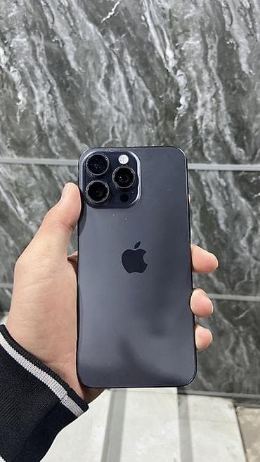 iphone hr: IPhone 15 Pro Max, Б/у, 256 ГБ, Графит, 82 % — 1