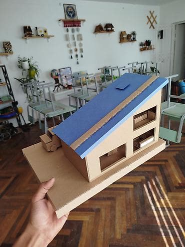 ящики куплю: Продаю макеты домов, школьные проекты, учебные проекты макеты также — 9