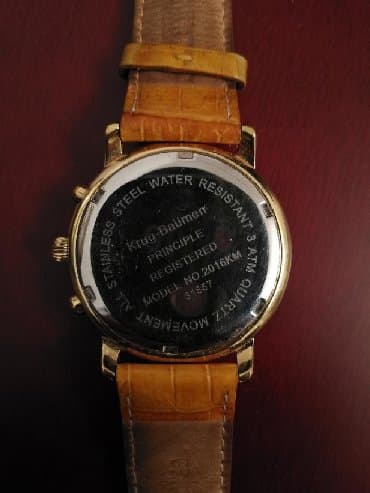 часы домашние: Классические часы часы, Аллой, Великобритания, Водонепроницаемые, Секундомер, Оригинал, Мужские, Б/у — 3