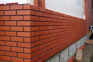 декаративный кирпич: Облицовочный Кирпич ~ Красный Кремлевский ~ для наружной и внутренней — 4