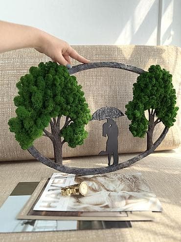 мох стабилизированный: ФИТО-панно настенные Натуральный стабилизированный мох 1️⃣ Не — 3