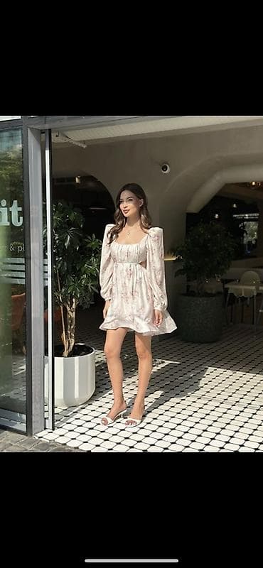 Повседневное платье, Made in KG, Лето, Короткая модель, M, S