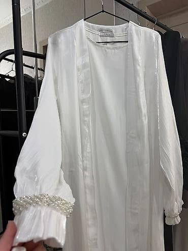 Джинсы: Вечернее платье, Длинная модель, С рукавами, L — 9