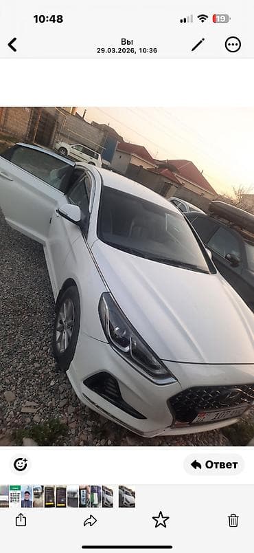 iphone iphone: Сдам авто, Hyudai Sanata На долгий срок В день:1800 В месяц: 2 дня — 1