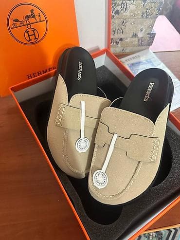 Сабо: Женские сабо/мюли Hermes - Модель: закрытый мыс, открытая пяточная — 2