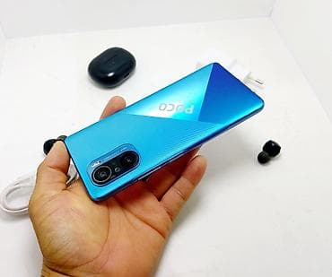 pixel 8a: Poco F3, Б/у, 128 ГБ, цвет - Синий, 1 SIM, 2 SIM — 5