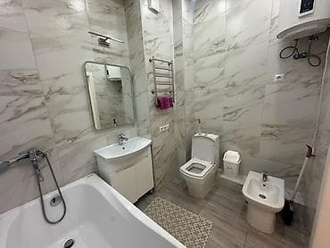 жк солнечный бишкек: 2 комнаты, 62 м², Элитка, 5 этаж, Дизайнерский ремонт — 4
