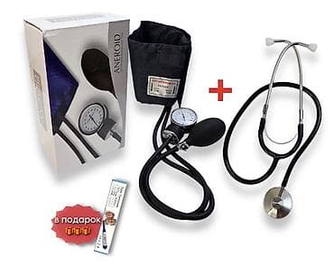 Механический тонометр + стетоскоп, набор для измерения артериального
