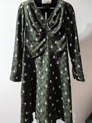 осеннее платье большого размера: Повседневное платье, Турция, Осень-весна, Турецкое, S — 3