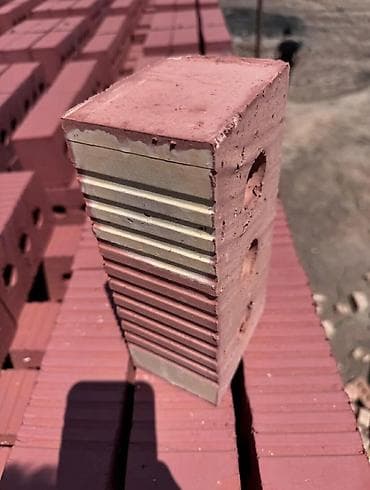 120: Кирпич облицовочный пустотелый, красный - Формат: одинарный - — 1