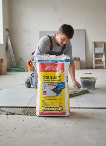 самоклеющаяся пленка на кафель купить: Клей для плитки USTA Standart Ceramic & Comfort (C1T) - — 1