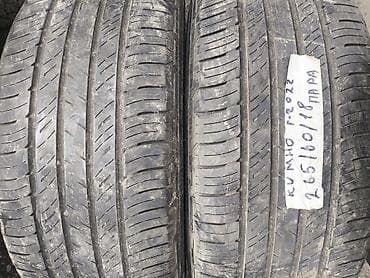 шины 265 60 r18 всесезонные: Шины 265 / 60 / R 18, Лето, Б/у, Пара, Внедорожные (АТ/МТ), Kumho — 1