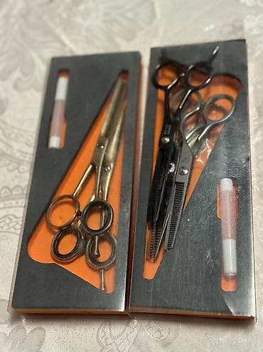 Находки, отдам даром: 5 ножниц для парикмахера,робочие . Отдам за 5 л подсолнечное масло — 8