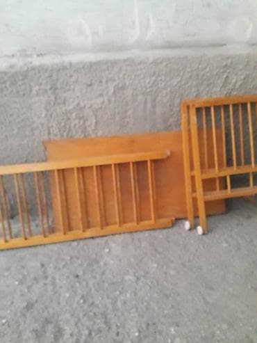 Балдар керебети: Детская кроватка разборная из массива. Комплект в разборе: - 2 — 2