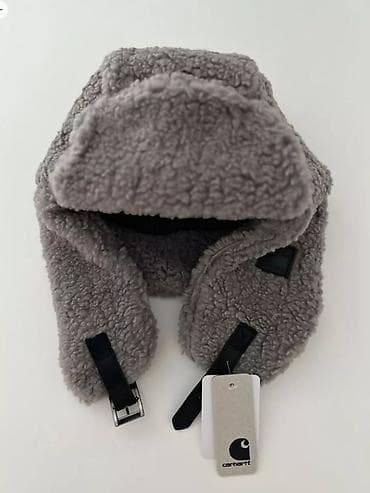 Плащи: Ушанки тэдди Carhartt в наличии в двух цветах: серые и черные. Очень — 6