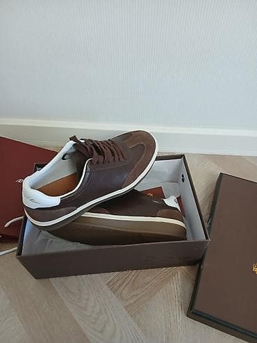 Босоножки, сандалии, шлепанцы: Мужские кроссовки, 42, Loro Piana, Новый, цвет - Коричневый — 3