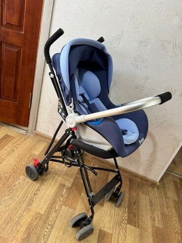 бебизен йойо 2 коляска: Коляска, цвет - Голубой, Б/у — 4