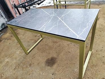 Эмерек: Ашкана үстөлү жана отургуч, Жаңы, Өзү алып кетүү, Акылуу жеткирүү, түсү - Кара — 6