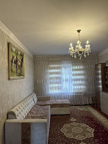 продаётся квартира токмок: 2 комнаты, 48 м², 105 серия, 1 этаж, Евроремонт — 2