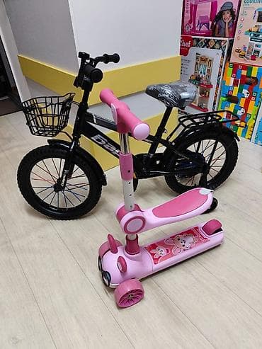 детский вилосипед: Детский велосипед, 4-колесный, 4 - 6 лет, Новый — 9