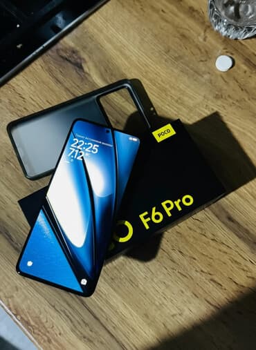 мобильные телефоны в кредит: Poco F6 Pro, Б/у, 256 ГБ, цвет - Черный, 2 SIM — 2