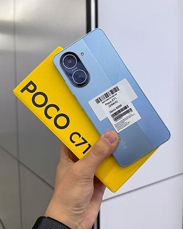 Poco C71, Б/у, 64 ГБ, цвет - Голубой, В рассрочку, 2 SIM