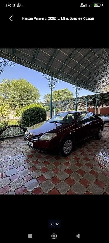 мотор морнинг: Nissan Primera: 2002 г., 1.8 л, Механика, Бензин, Седан — 9