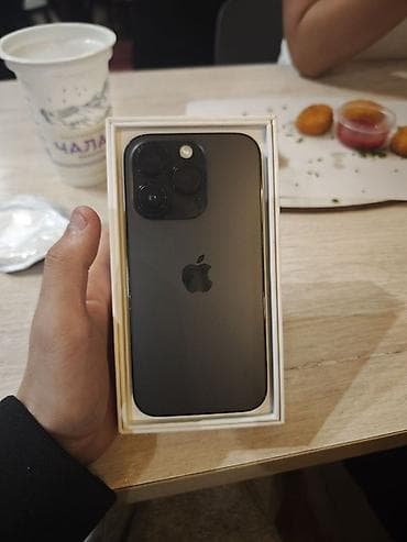 pixel 6a: IPhone 14 Pro, 128 ГБ, Jet Black, Коробка, 84 % — 1