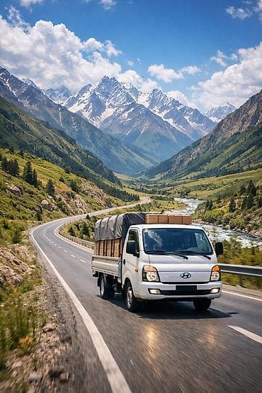 Жүк жеткирүү кызматты ар кандай көлөмдө жана мал жандык ташыйбыз!