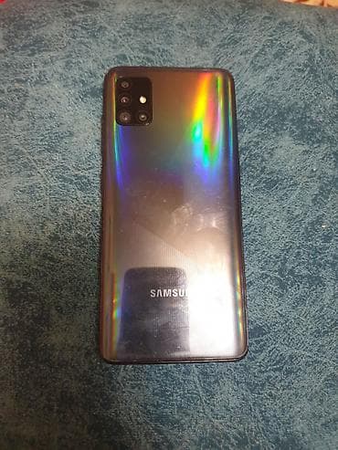 Samsung Galaxy A51, Б/у, 128 ГБ, цвет - Черный, 2 SIM at lalafo.kg Samsung Galaxy A51, Б/у, 128 ГБ, цвет - Черный, 2 SIM
