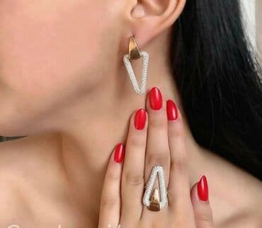 свадебные платья от производителя: Набор украшений, Проба 925, Женские, Новый — 1