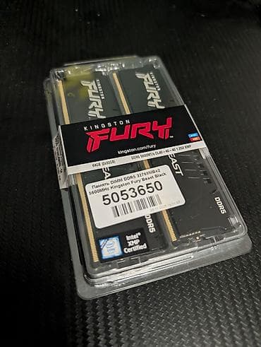 sata usb: Оперативная память, Новый, Kingston Fury, 64 ГБ, DDR5, 5600 МГц, Для ПК — 1