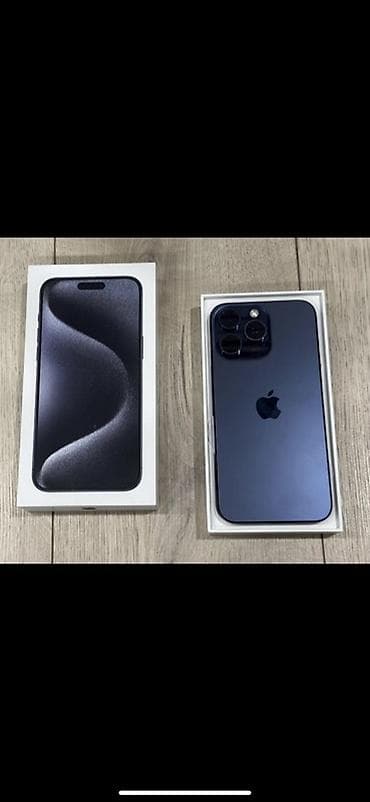 купить айфон 5 с: IPhone 15 Pro, Blue Titanium, Коробка — 2