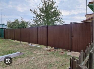 профнастил для забора: Забор из профнастила заборы из профнастила забор из гитер сетки — 6