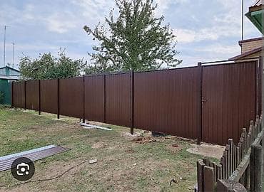 Заборы ограждение заборы из сайдинга забор из профнастила заборы из