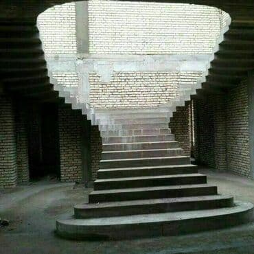 открытый бассейн: Лестница пкич куямиз бетондан — 18