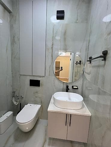 Квартиры: 3 комнаты, 131 м², Асанбай мкр Элитка, 13 этаж, Евроремонт — 7