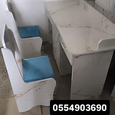 куплю аквариум бу: Комплект парты и стула, Новый, цвет - Белый — 3