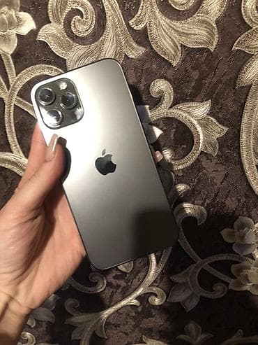 poco 5pro: IPhone 12 Pro Max, Б/у, 256 ГБ, Space Gray, Защитное стекло, Чехол — 5