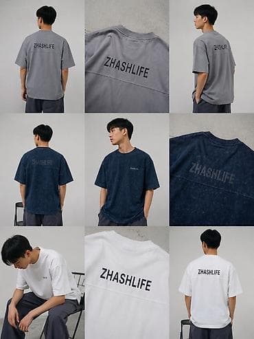 вещи аниме: Футболка oversize ZHASHLIFE - Материал: кулирка Premium, 100% хлопок — 5