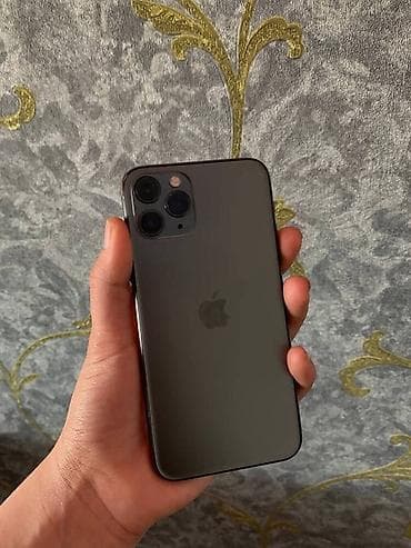 айфон 11 бу ош: IPhone 11 Pro, Б/у, 64 ГБ, Черный, 83 % — 1
