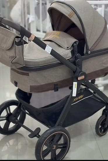 Детская коляска 2 в 1 INING BABY (люлька + прогулочный блок) -