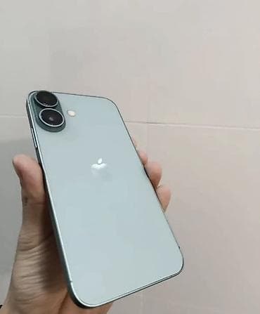 redmi 9 т: IPhone 16, Колдонулган, 256 ГБ, Жашыл, 100 % — 2