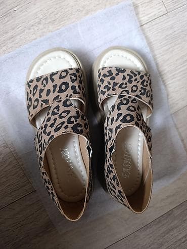 osiris d3: Новые женские сандалии на платформе с леопардовым принтом 35р, высота — 1