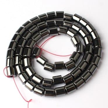 украшение шампанского для свадьбы: Бусины из гематита.Для изготовления бижутерии, Разделители 6х5 мм,на — 1