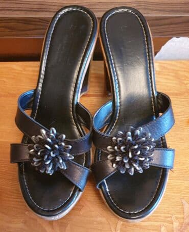 фирменная обувь из италии: Шлёпанцы Италия! Одевала пару раз! Не смотря на высоту каблука очень — 2